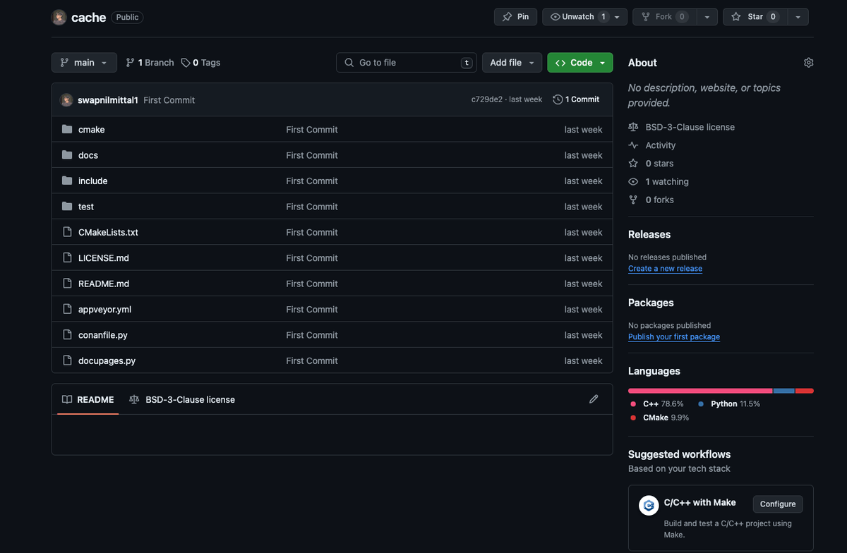 Cache project